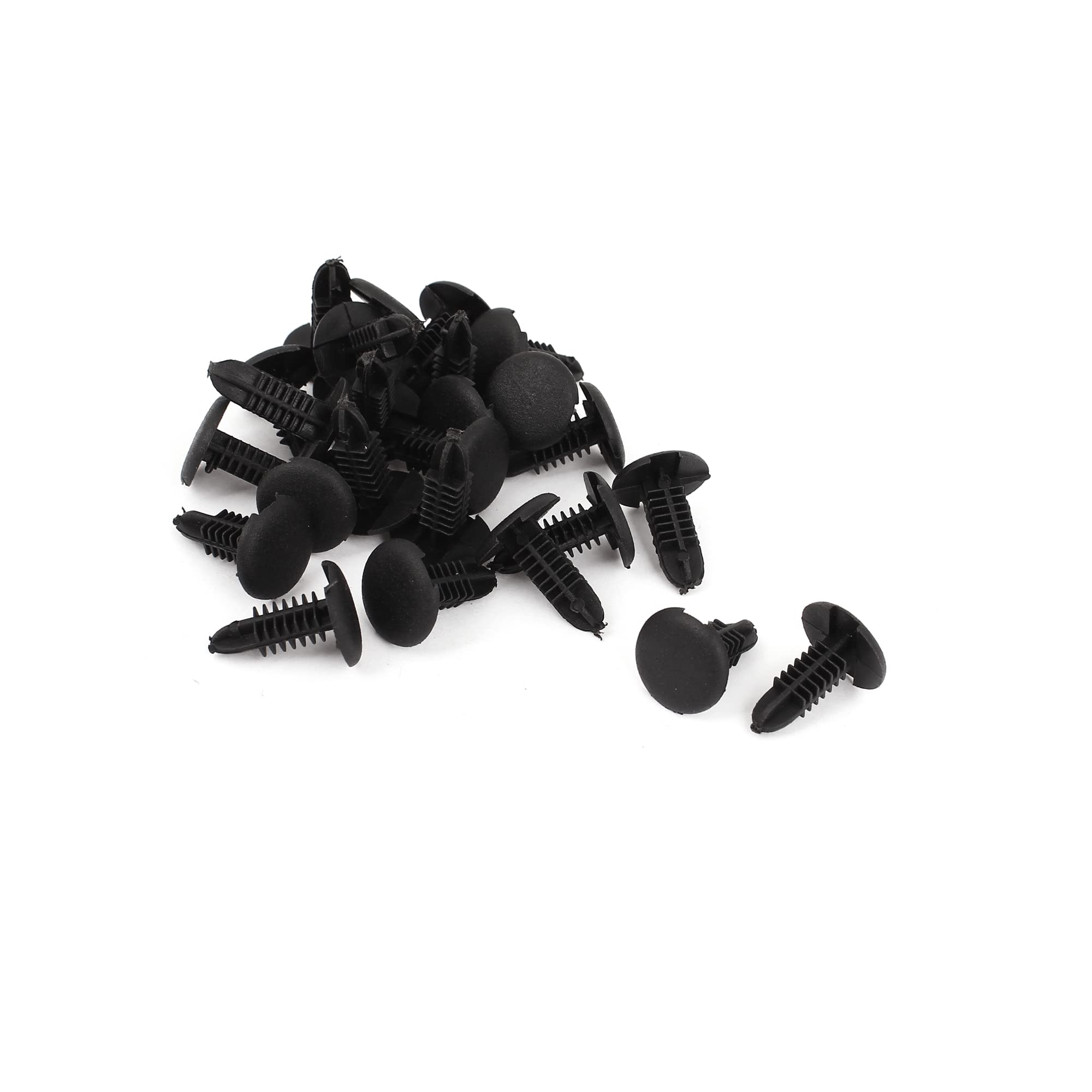ACROPIX Rivets 6mm x 5mm x 12mm Car Universal Black