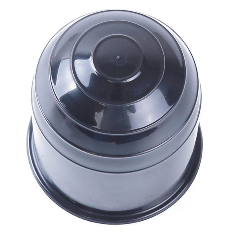 Universal 50mm Trailer Accessories Black Trailer Ball Cover Tow Bar Ball Cover Cap Hitch Protection Car Styling