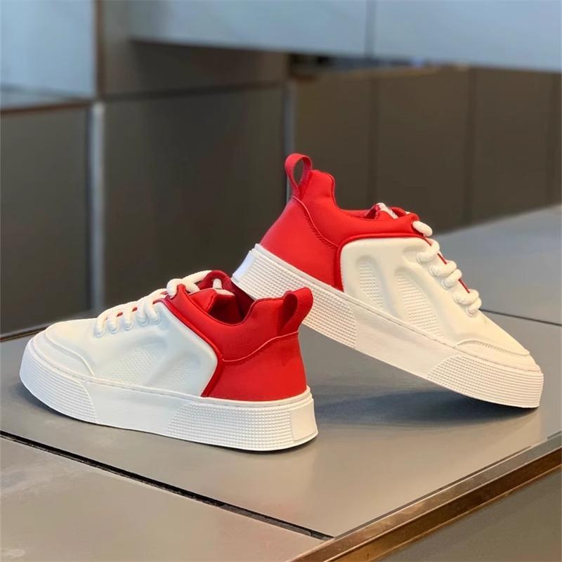 Pantofi sport pentru bărbați, pantofi de vară respirabili, casual, cu talpă moale, vârf rotund, pantofi sport, pantofi vulcanizați albi, model masculin