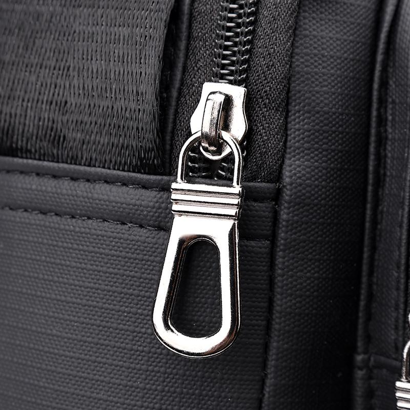 Men's Multi-Compartment Crossbody Bag – Adjustable Strap Business Shoulder Pack for Travel & Everyday Use