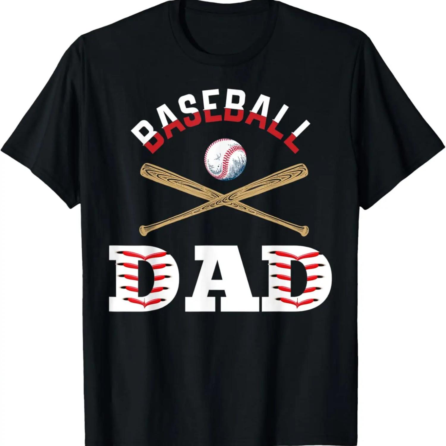 

Mens Baseball Dad For Baseball And Softball Lovers T-Shirt XXXXXL чёрный
