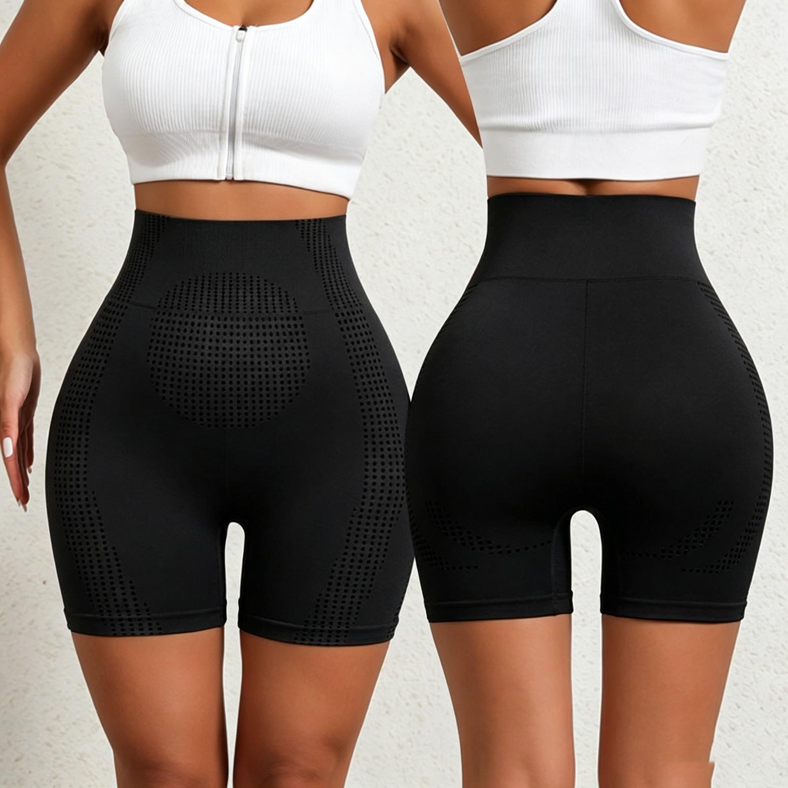 

Women High Waist Shaping Shorts Tummy Control Body Shaper Butt Lifter Compression Fitness Leggings Quick Dry Yoga Pants S