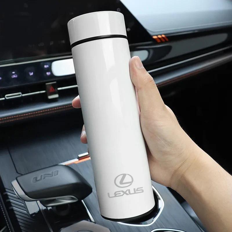 500ml 304 Stainless Steel Thermos Cup Intelligent Temperature Display For Lexus F SPORT GS GX IS LS LX CT LC RC LBX NX 350h 450h