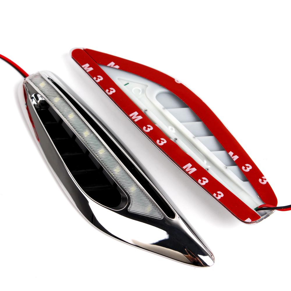 1 par Bil Sidelys 12v Autolamper 3W 46LED Bil Side Blinklys Billys