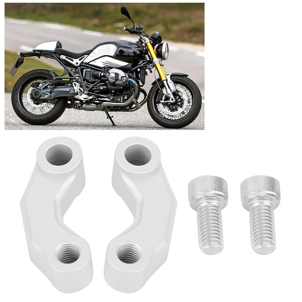 2pcs Motorcycle Rearview Mirror Extension Bracket Adapter Fits for R 1200GS LC 2013-2018