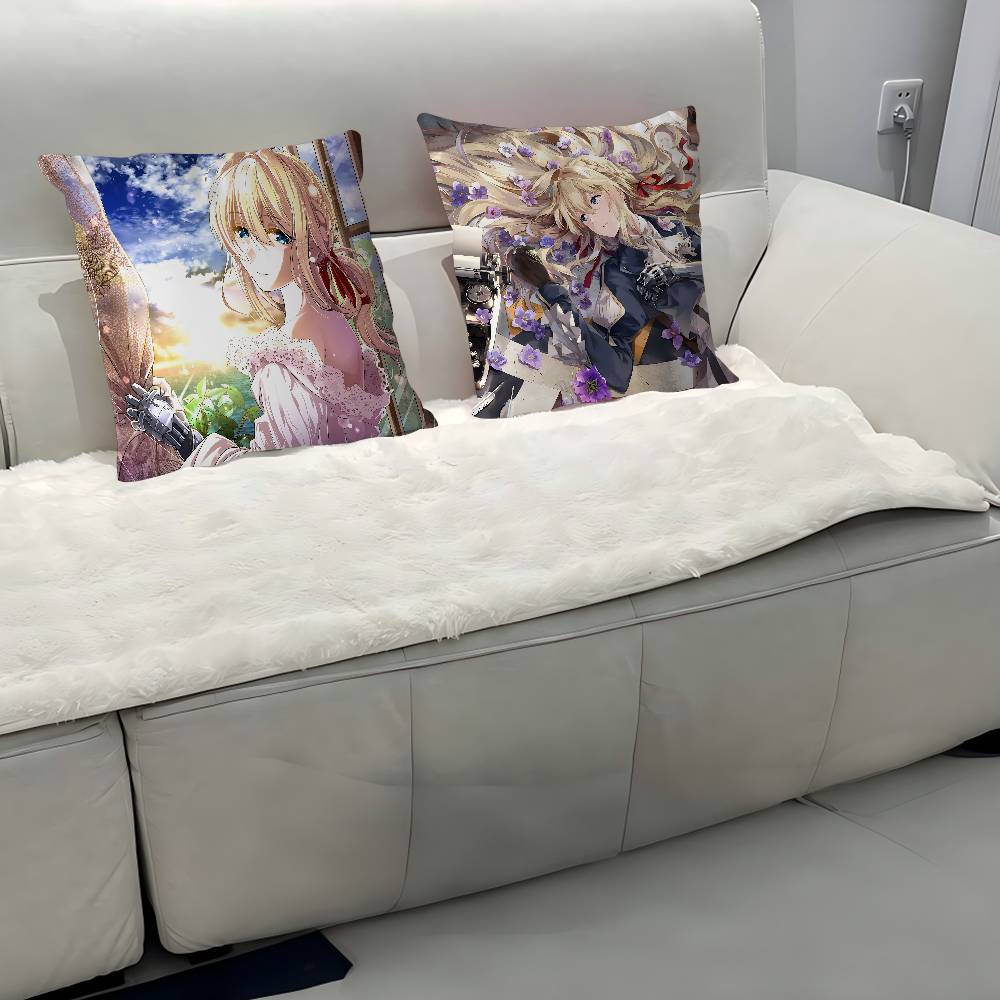 Novel V-Violet E-Evergardens Pillowcases Home Bedding Decorative Pillow Cover Wedding Super Soft Pillow Case