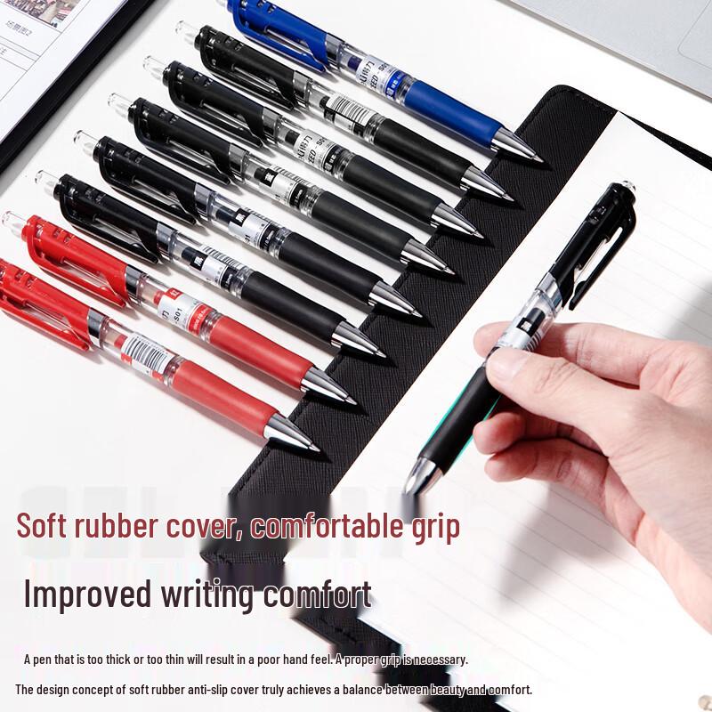 Deli 0.5mm Retractable Bullet Tip Gel Pen