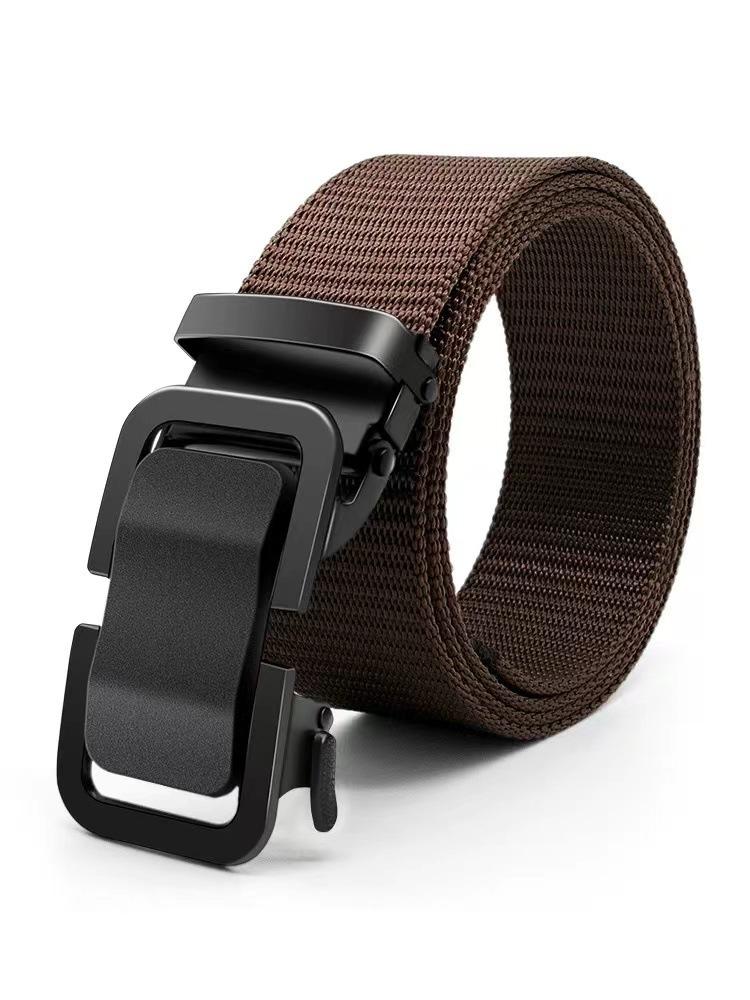 Toothless Nylon Canvas Belt Outdoor Simple Casual All-Match Men's Leather Belt Youth Belt