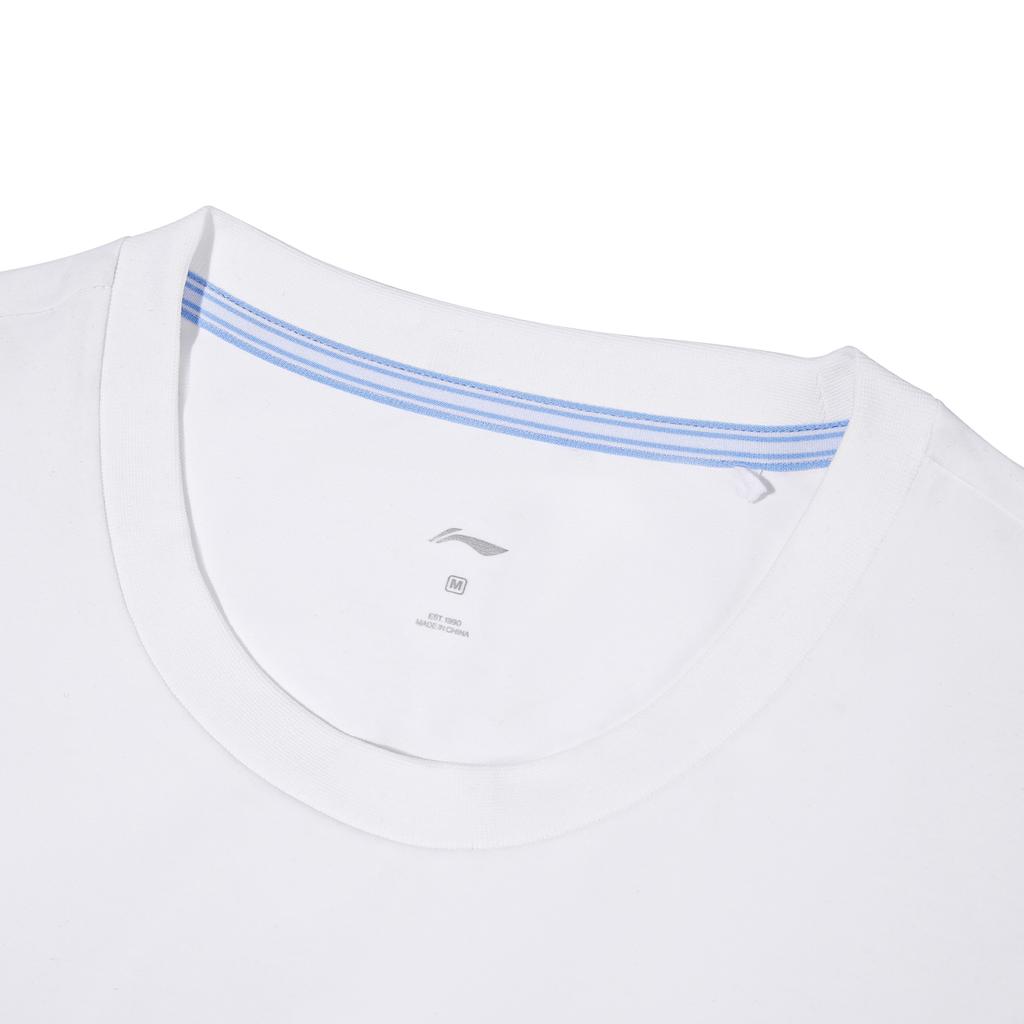 Li Ning Tennis Pattern Casual Fashion Sports Trend Design Short Sleeve T-Shirt Men Tops AHSUF81-1