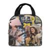 Gracie Abrams Insulated Lunch Bag for Women Office Cooler Thermal Food Box Tote Portable Lunch Boxes Container