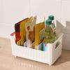 Rack de Temperos de Grande Capacidade Caixa Transparente Dividida para Armazenamento de Cosméticos e Alimentos Prateleira de Temperos para Bancada Organizador de Armário de Despensa de Cozinha