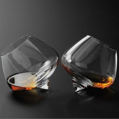 235ml Kristall Whiskygläser Bierbecher Weitbauch Trinkbecher Cocktail Weinglas Bleifreies Glas Klare Trinkgläser