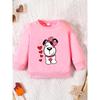 European sizes Easy Print Pattern, Comfortable And Skin-Friendly Sweatshirt for Baby Kids Aged 0-3 Years, Suitable for Spring And Autumn