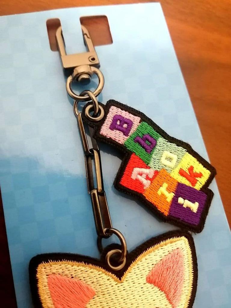 [USED] Pogari Embroidered Keychain