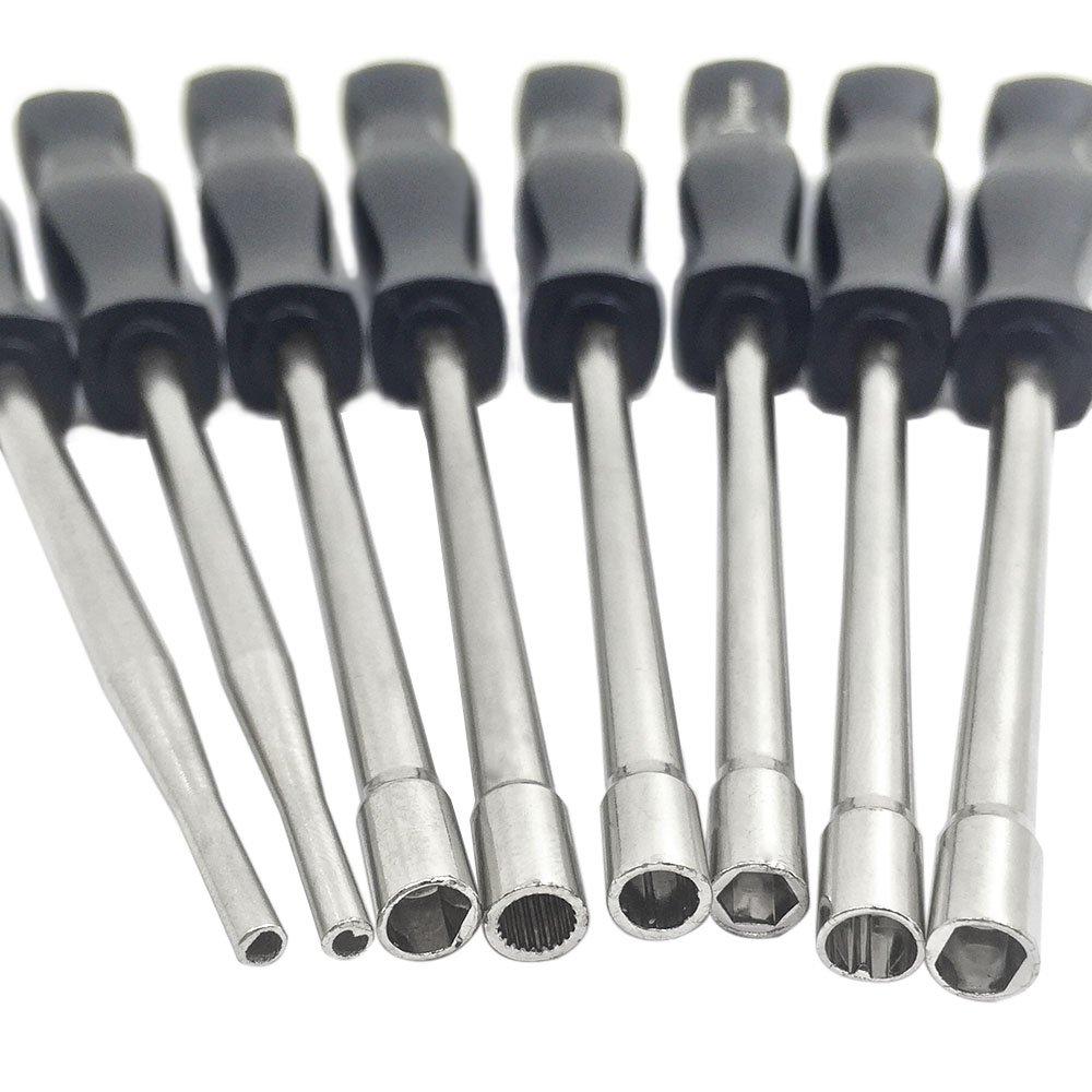 FineGood 8 Carburetor Adjusting Screwdriver Adjustment Tool Kit for Common 2-Cycle Engines with Carburetor