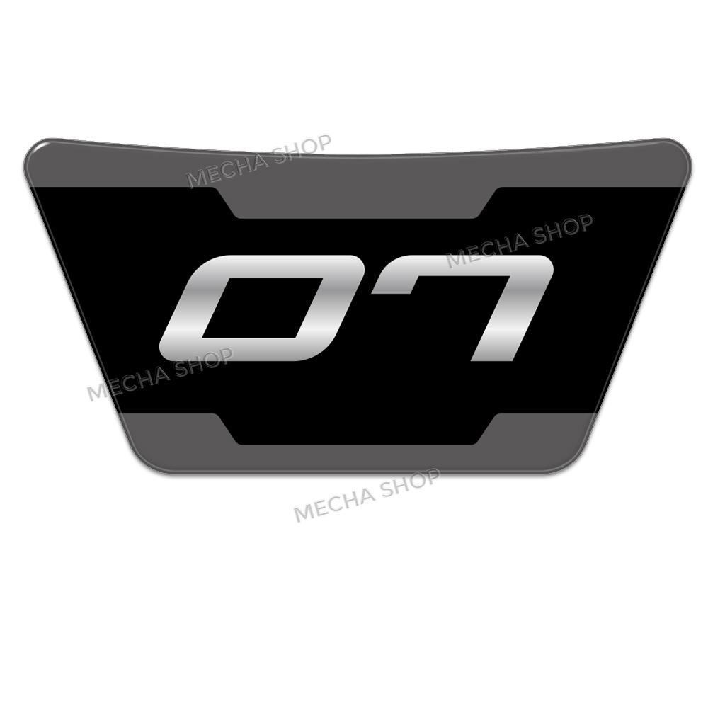 3D Resin Motorcycle Sticker Set Front Fairing Decals For MT-07 MT 07 MT07 2025 Tank Mat Decals