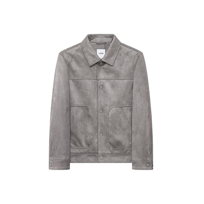 

LAXDN Men s Casual Lapel Jacket S