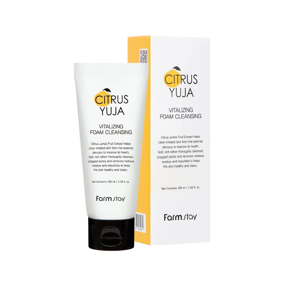 Farm Stay Citrus Yuzu Vitalizing Foam Cleansing