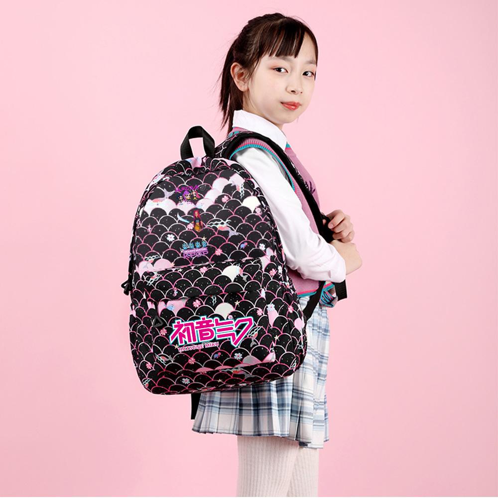 3Pcs/set Anime Cartoon Demon Hunters Printed Backpack Handbag Pencil Case for Teenger Student Girl Boy Large Capacity Waterproof Bookbag