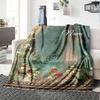 Vintage Floral Design Home Customize Your Name Blankets Soft And Cozy Lightweight For Year Round Use Perfect For Picnics Sofa Office Bed Living Room