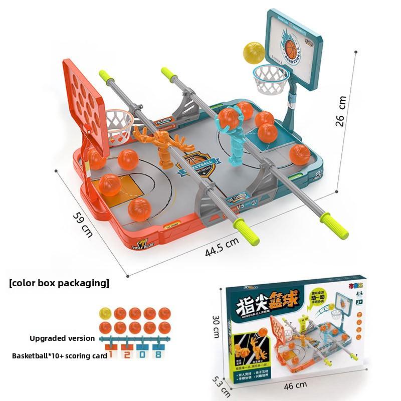 

Креативний Змагальний Настільний Набір для Пальчикового Баскетболу Батьківсько-Дитяча Інтерактивна Пластикова Міні Іграшка 10 balls scoreboard