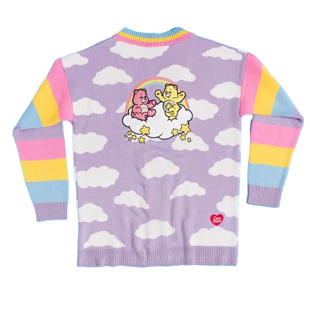 Care Bears Unisex Adult Cloud Knitted Cardigan