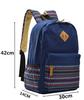 iSmile Backpack, Men's and Women's, Outdoor Canvas, Perfect for Commuting, School, and Casual Use, Blue