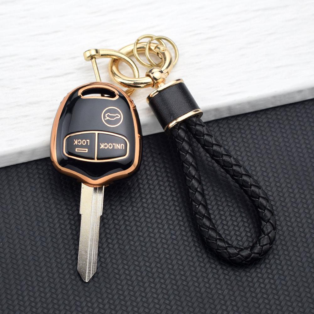 2/3 Buttons Car Key Case Cover for Mitsubishi ASX Mirage Montero Shogun L200 Colt Outlander Pajero Lancer EX Key Fob Accessory