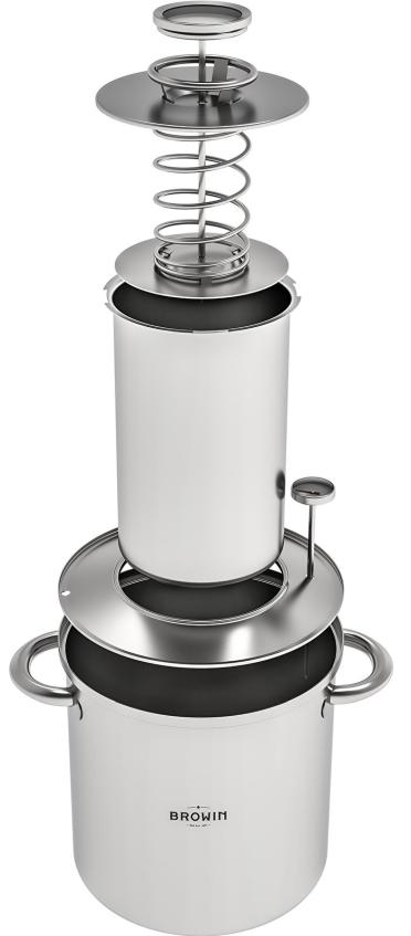 Set mit Wassermantel - Schinkenmacher 1,5 kg + Topf