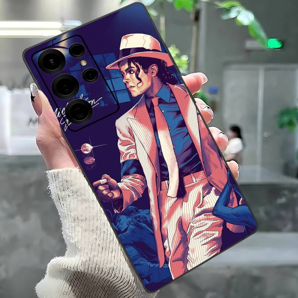 Pop Singer Michael Jackson Phone Case For Samsung S 24 Fe 25 Ultra Plus 20 Lite 21 30 22 23 24 22 Ultra 5G Fundas