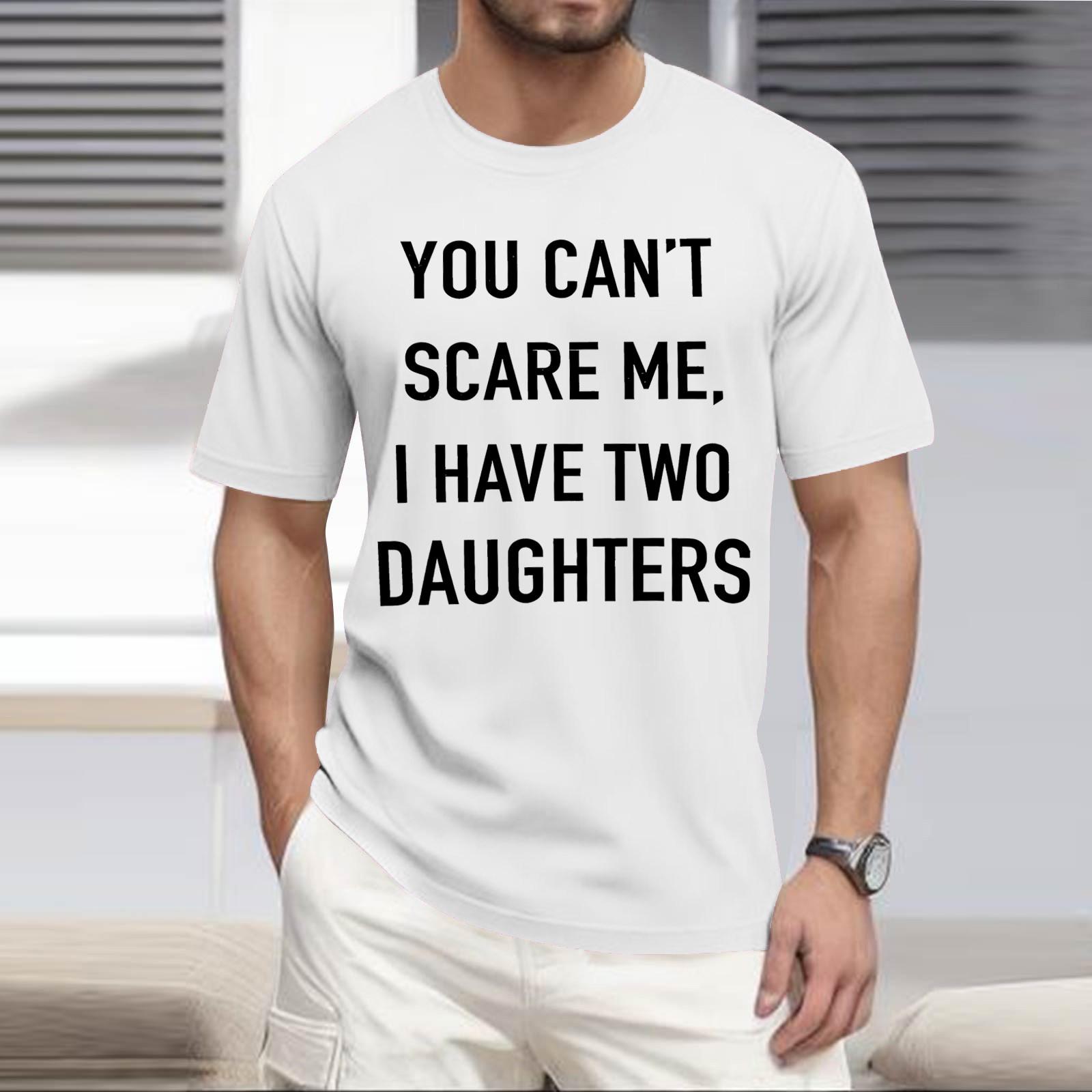 

Летняя мужская популярная футболка с круглым вырезом и коротким рукавом с принтом XL белый