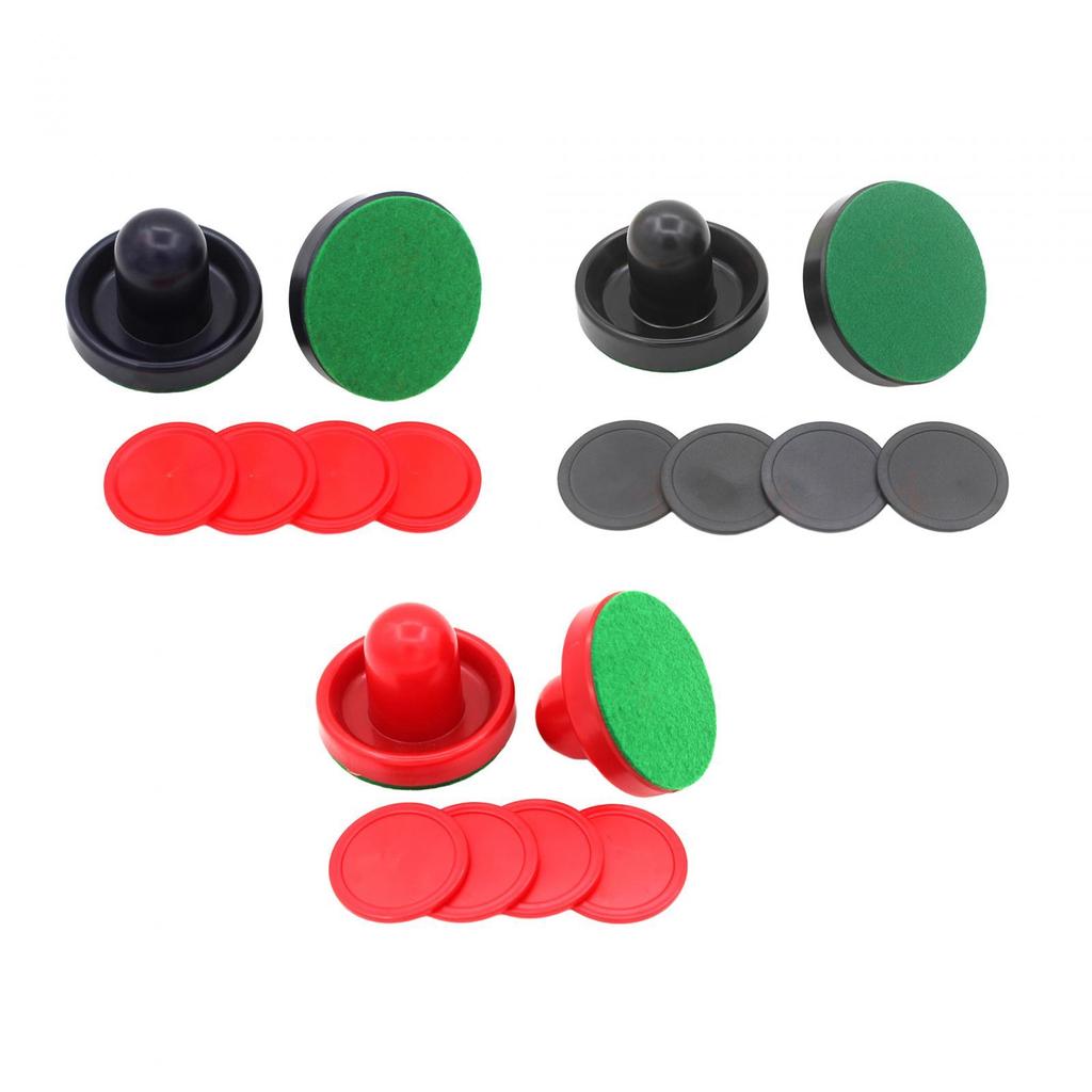 Air Hockey Pushers and Air Hockey Pucks, Goal Handle Pushers, Small Size Air