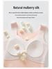 New Style Cashmere Silk Warm Underwear Set with Chest Pad for Middle School Girls: Autumn/Winter