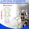 T10 921 922 912 Led Bulbs for 12V RV Trailer Interior Cool white T10 5pack