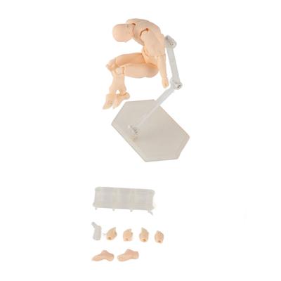 Action Figure Body Customizable Poses Movable Durable PVC Widely Used Drawing Mannequin for Family Office Skin Color Man