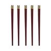 Ru Han Premium Gold Crown Glazed Alloy Chopsticks