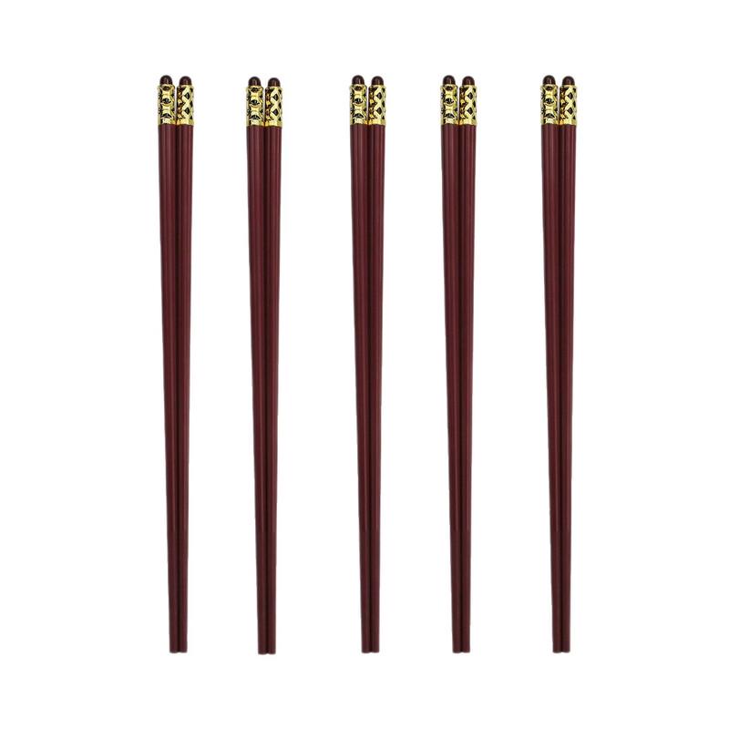 Ru Han Premium Gold Crown Glazed Alloy Chopsticks