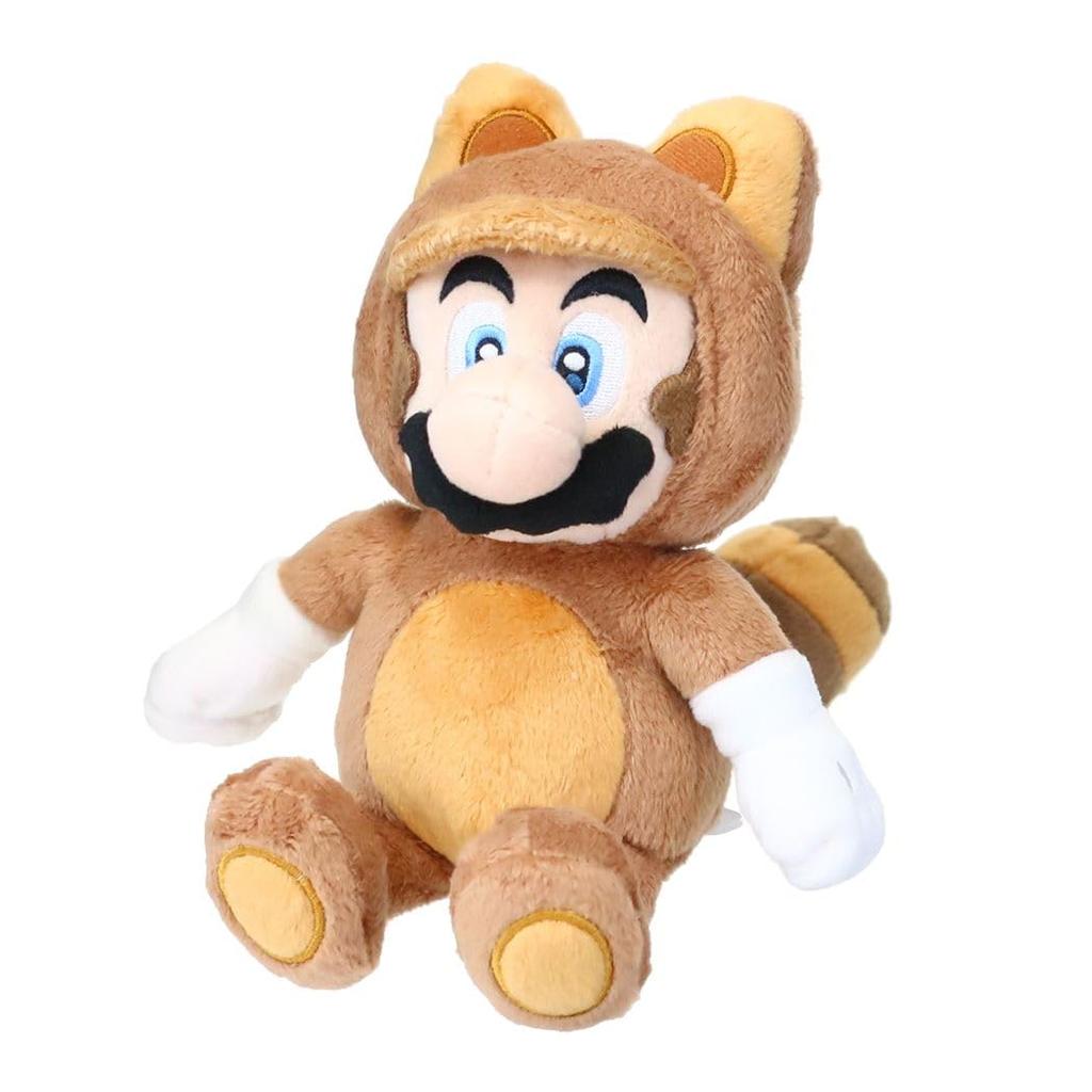 Sanei Boeki Super Mario 3D Land Tanuki Mario (S) 11 x 11 x 22cm Plush Toy