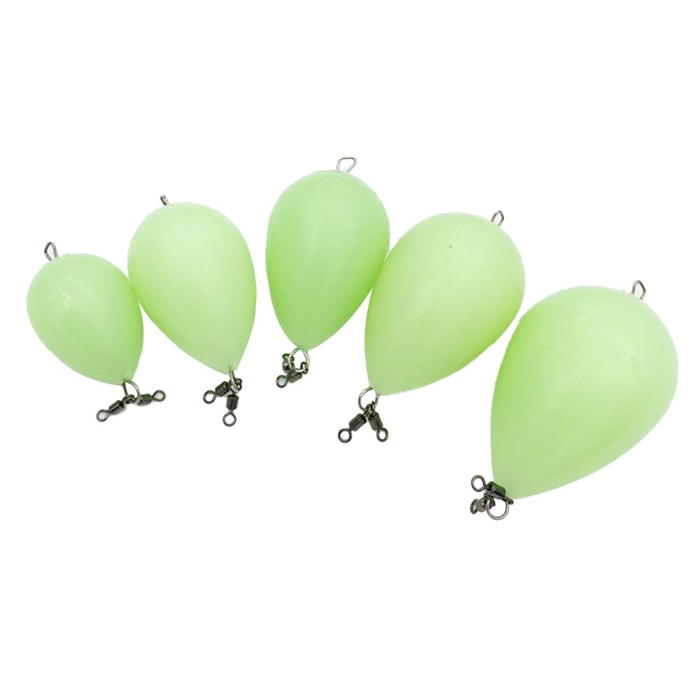 Perfectly Balanced Night Fishing Luminous Egg Float for Accurate Casting