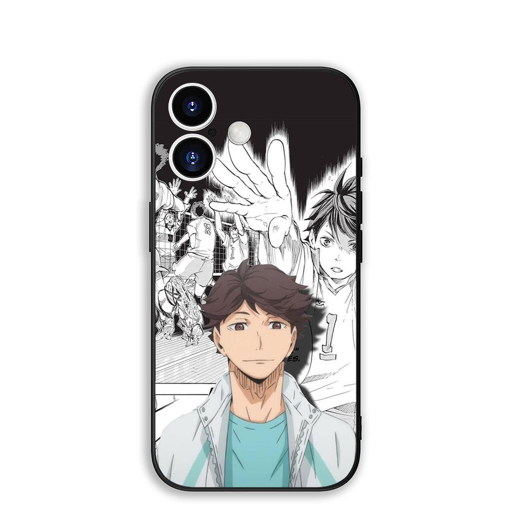 Cover for Apple iPhone 17 16 Plus 13 12 Pro Max Mini X XR Xs ProMax 16E 15+ 17+ Air Phone Case Toru Oikawa Haikyuu Shoyo Hinata
