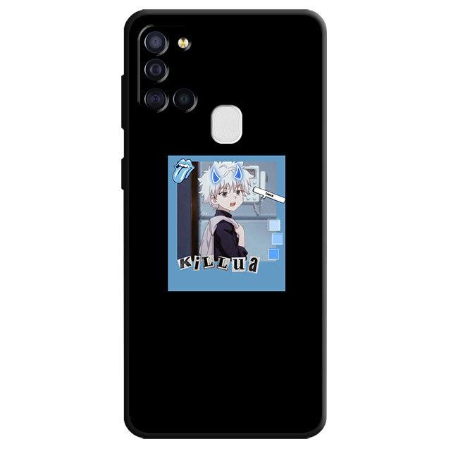 

Роскошный черный мягкий чехол для телефона Samsung Galaxy M22 M51 M30s M33 M31 M32 5g M12 M13 M52 M23 M62 M11 Hunter X Hunter, милый чехол Samsung M30s