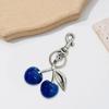 Unique Cherry Keychain Crafted Fashion Pendant Cherry Key Pendant Metal Texture Present for Girls Woman Fashion Lover