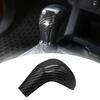 Gear Shift Knob Head Cover Trim Carbon Fiber ABS For Toyota Land Cruiser Hilux
