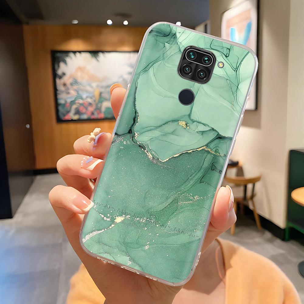 Shockproof Cover For Xiaomi Redmi Note 9 Case Animals Painted Back Cover For Redmi Note 9 Note9 Cases Soft Silicone Bumper Coque
