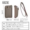 Eliani Genuine Leather Smartphone Shoulder Bag with Pouch, Wallet, Coin Purse, Card Slots, Shoulder Strap, Hand Strap for Women (Pure Black)