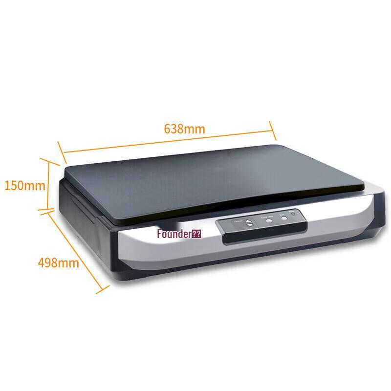 Founder Z3800 Enterprise A3 Flatbed Scanner CN Plug (adapter Included)