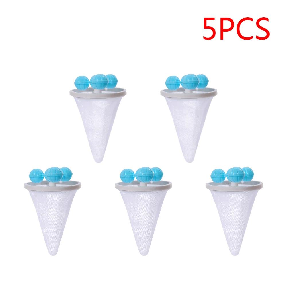 Laundry Ball Mesh Filter Bag Washing Machine Hair Removal Device Floating Pet Fur Catcher Laundry Hair Removal Cleaning Mesh Bag