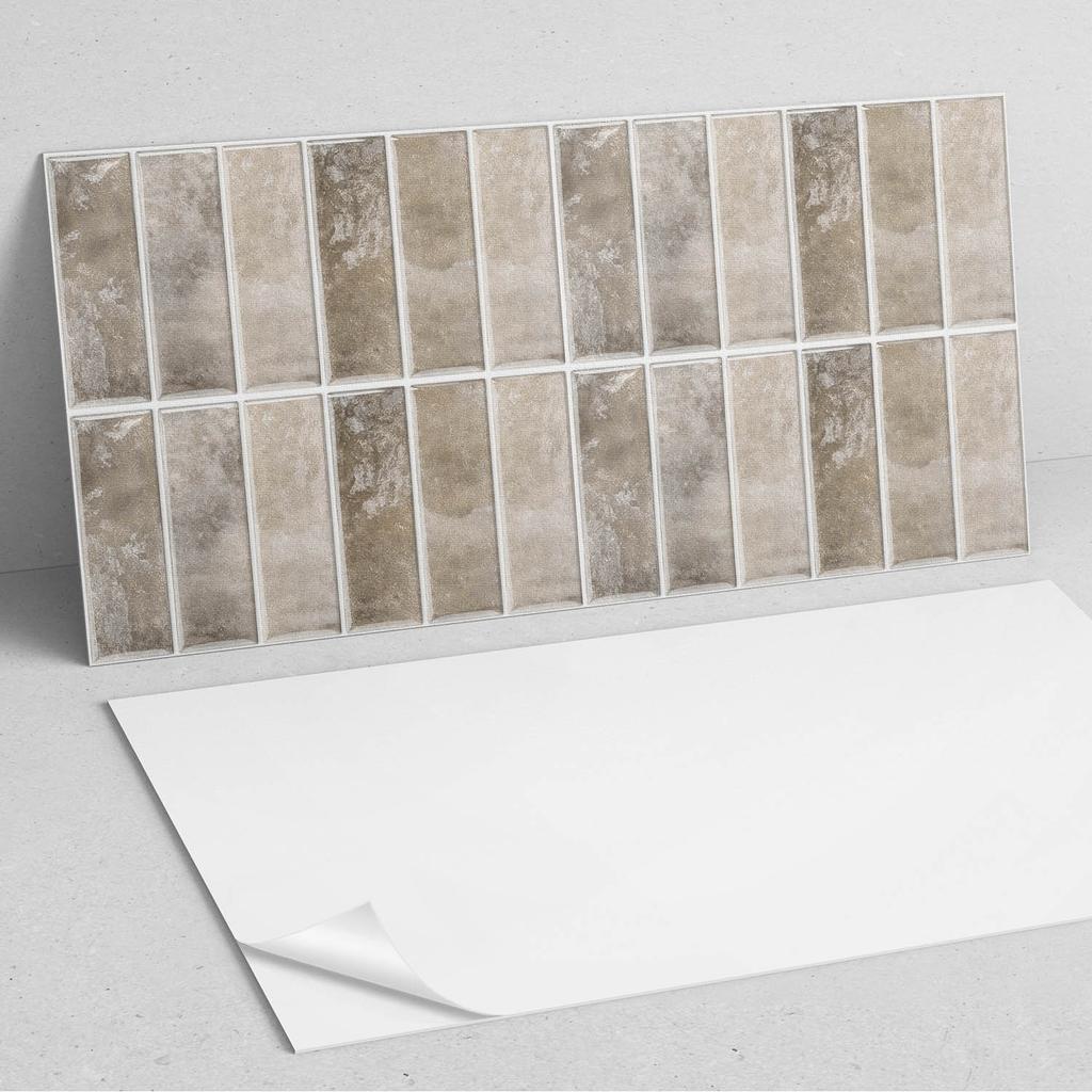 Self-Adhesive Panel With Print - Perfect For Kitchen 100x50 cm Rectangular Tiles