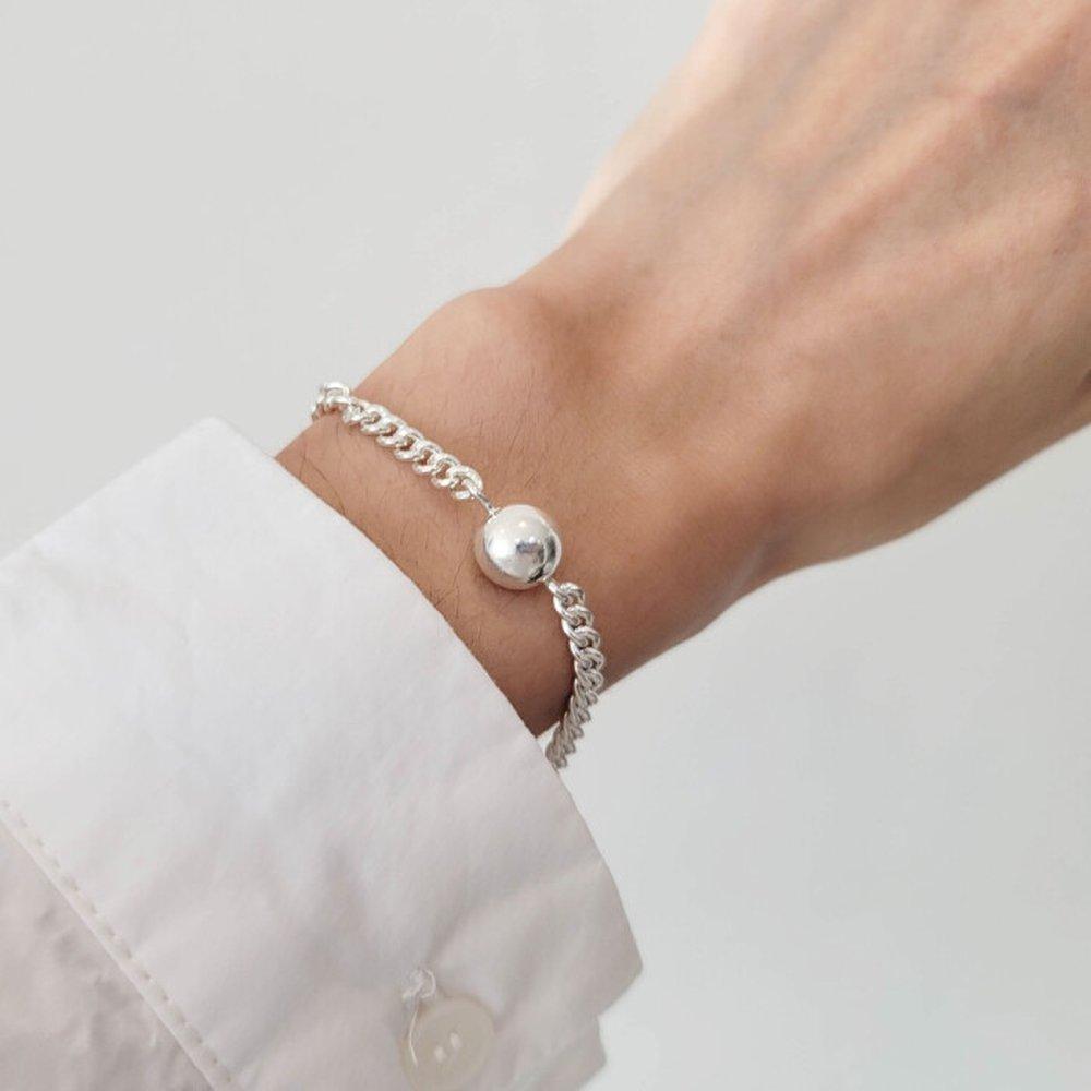 

Silver ball chain silver bracelet
