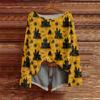Long Sleeve Shirts For Women Print Graphic Tees Blouses Casual Plus Size Basic Tops Pullover